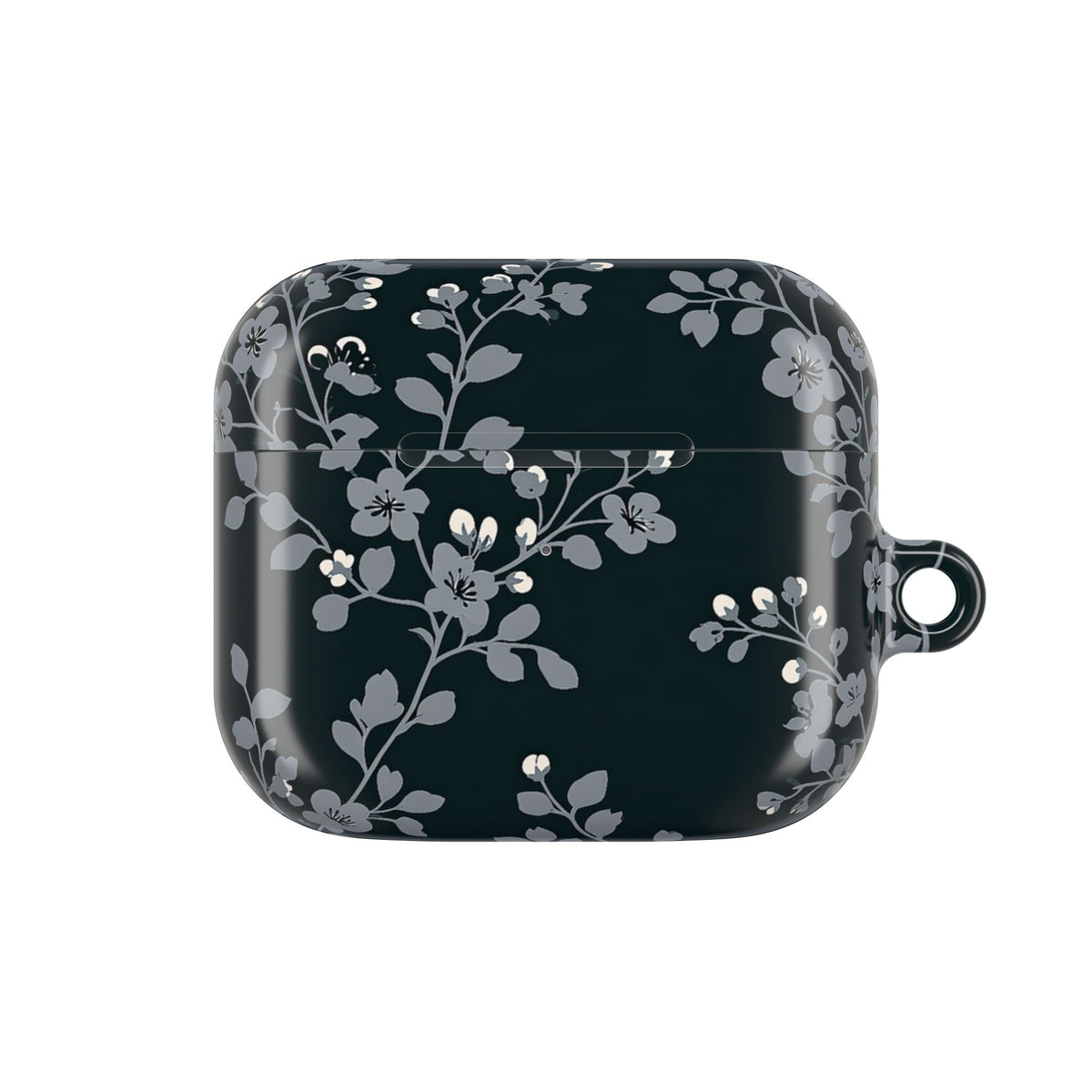 Nocturne Blossom Branch · Hard Case for AirPods & AirPods Pro · Black