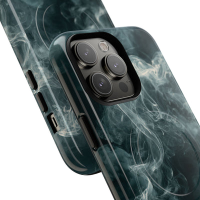 Luminescent Vapor Drift · Tough 2.0 Magnetic Phone Case for iPhone · Teal