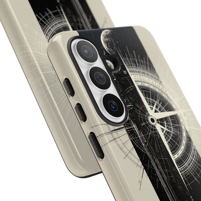 Beige Tough Phone Case for Samsung - Zenith Vector Spire