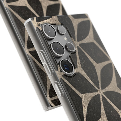 Concrete Mosaic Star · Lite Phone Case for Samsung · Black