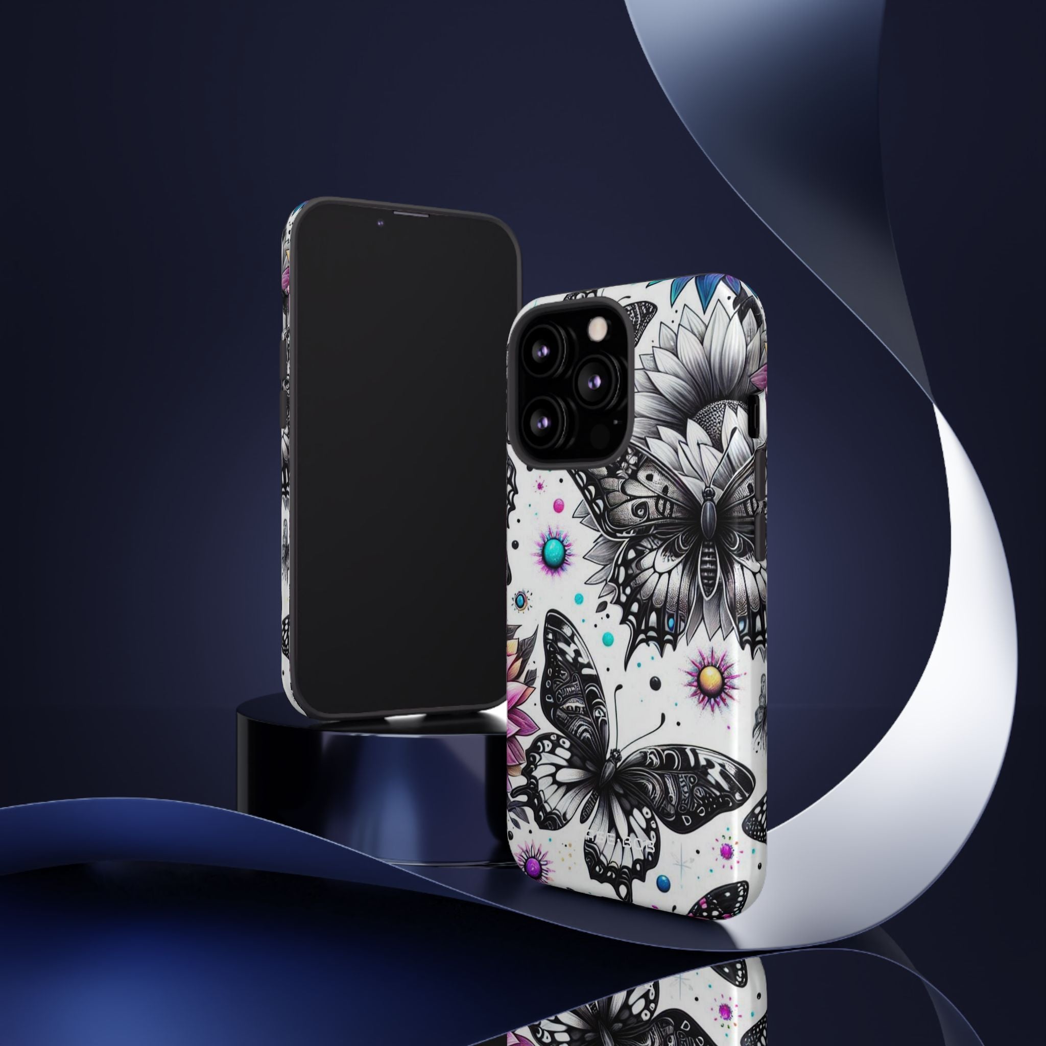 Butterfly Bloom iPhone 13 Pro Skal - Tough