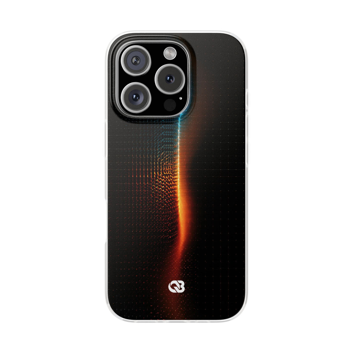 Luminous Refraction Grid · Lite Phone Case for iPhone ·  Black