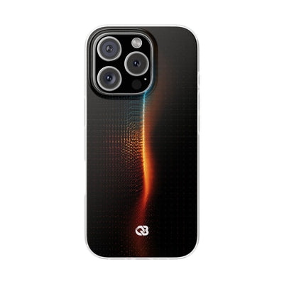 Luminous Refraction Grid · Lite Phone Case for iPhone ·  Black