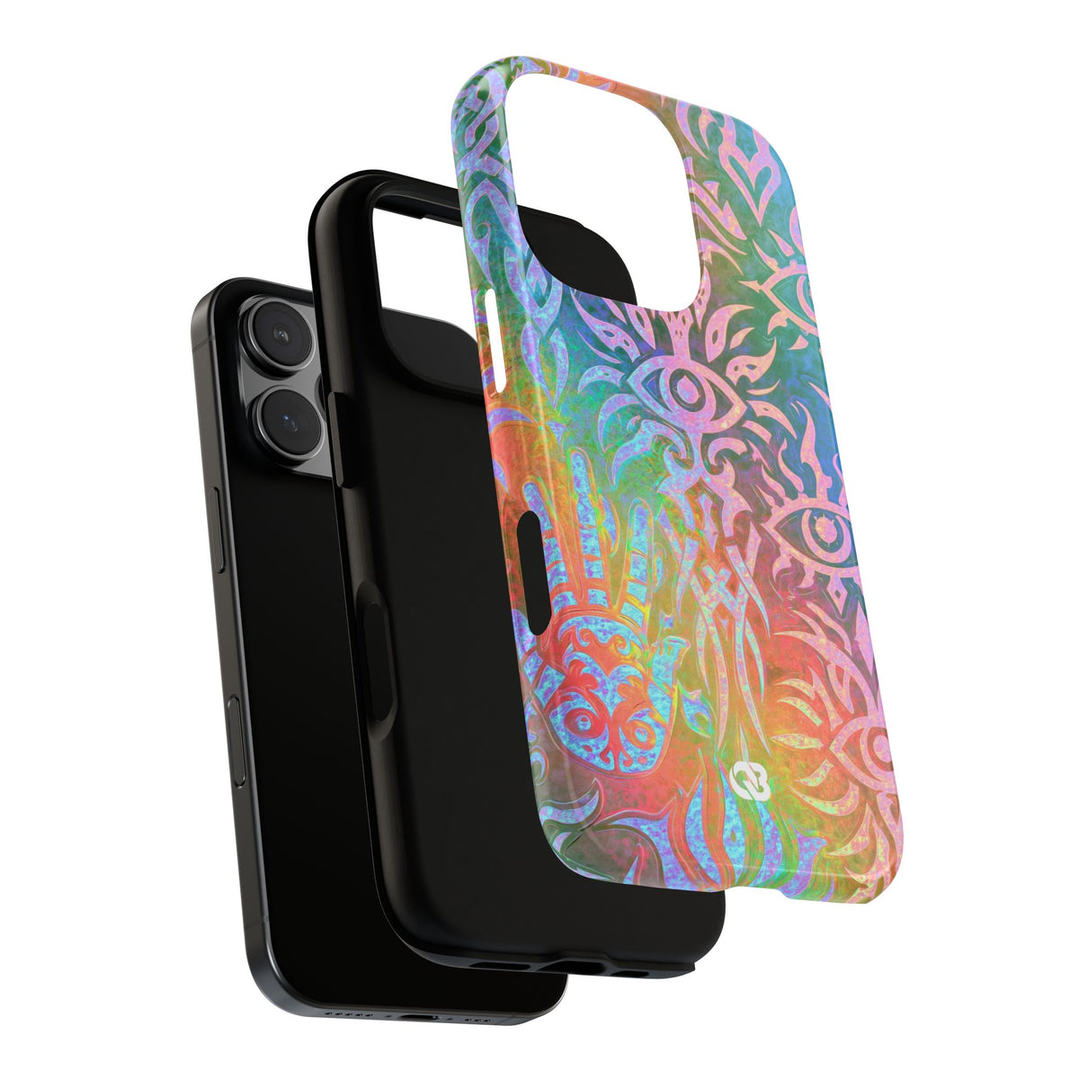 Chromatic Mystic Sigil · Tough Phone Case for iPhone · Blue