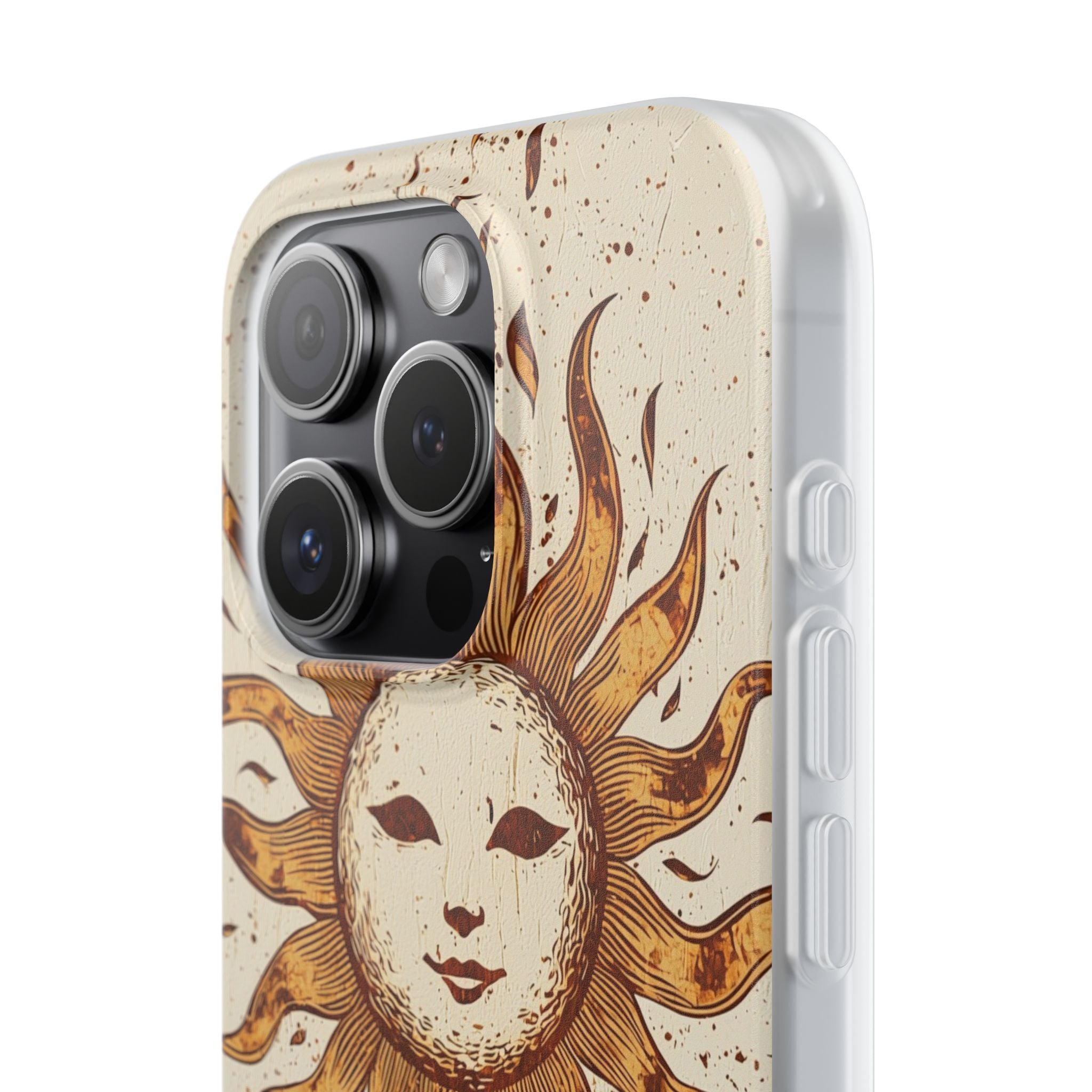 Ρουστίκ Ηλιακή Μάσκα · Soft Θήκη για iPhone