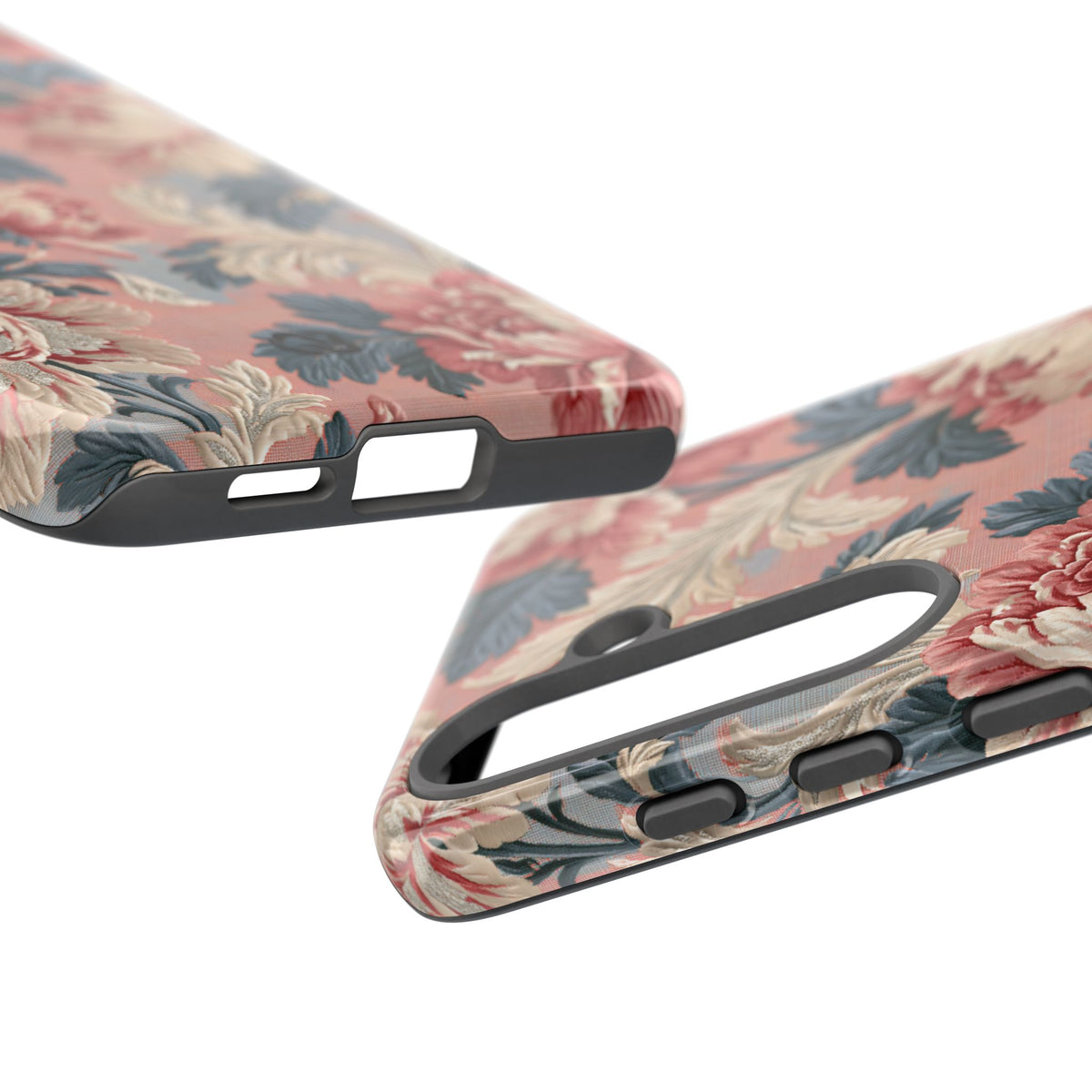 Blush Peony Jacquard · Tough Phone Case for Samsung · Pink