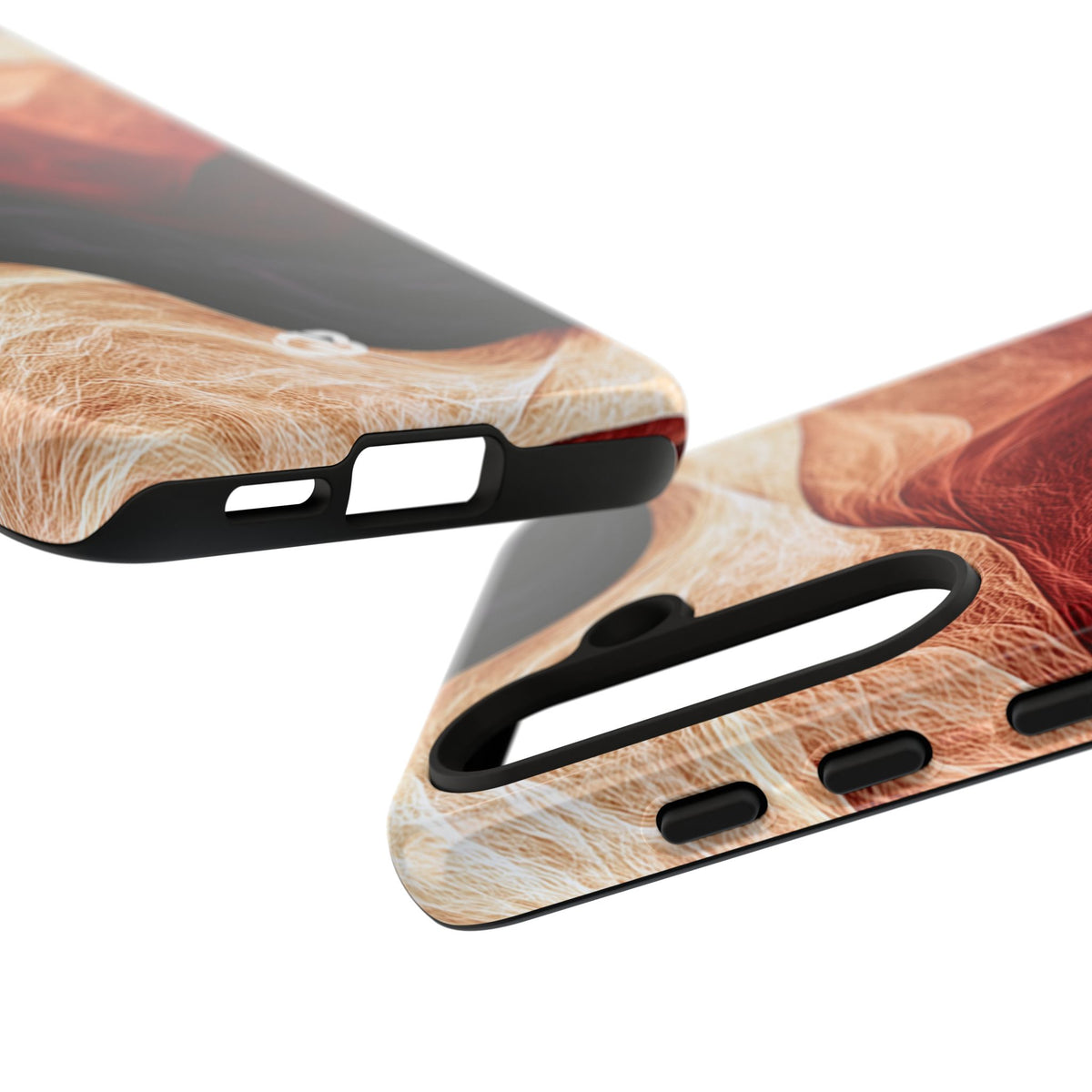 Ember Wave Dispersion · Tough Phone Case for Samsung · Red