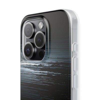 Black Lite Phone Case for iPhone - Frozen Signal Glitch