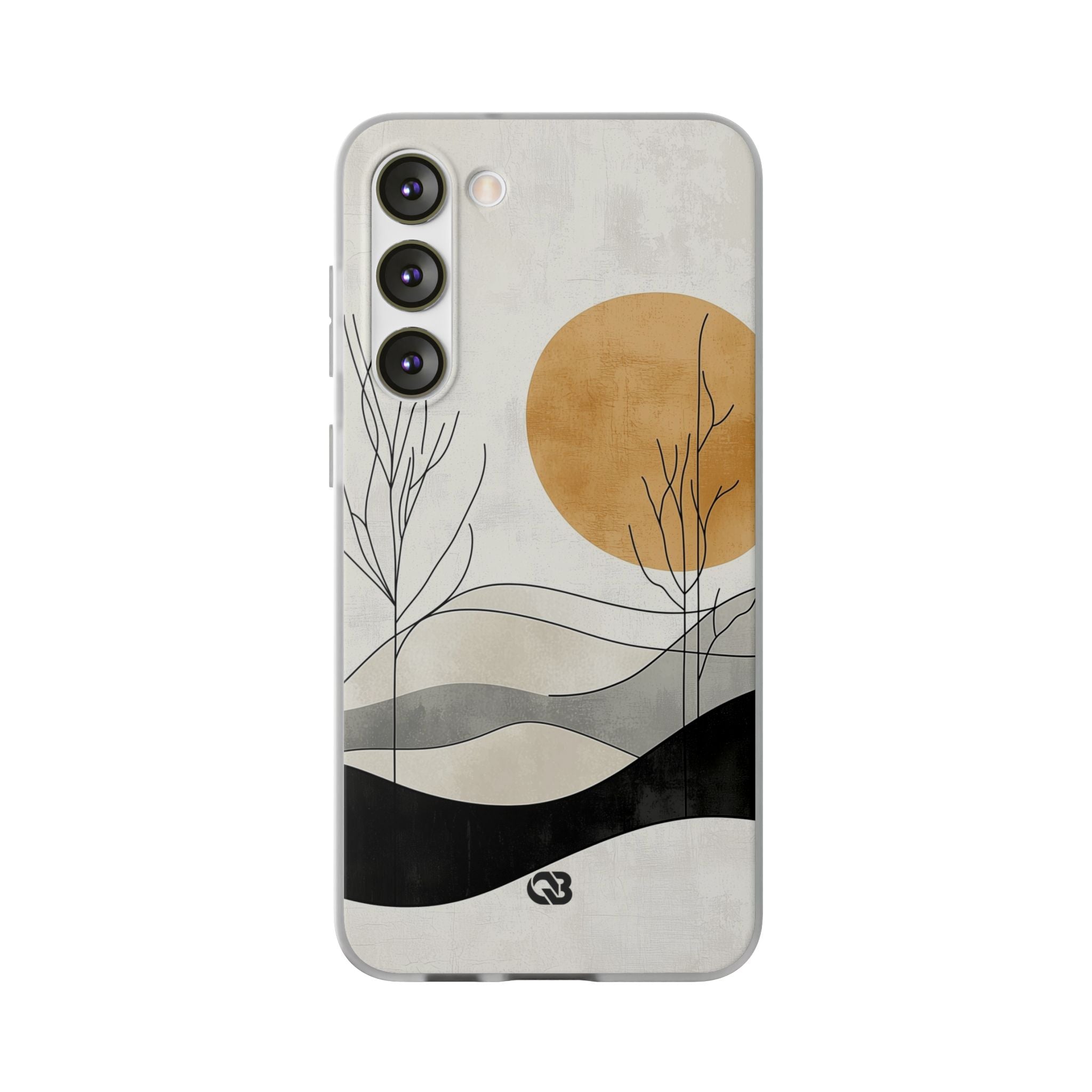 Burnt Horizon Lines · Soft Phone Case for Samsung