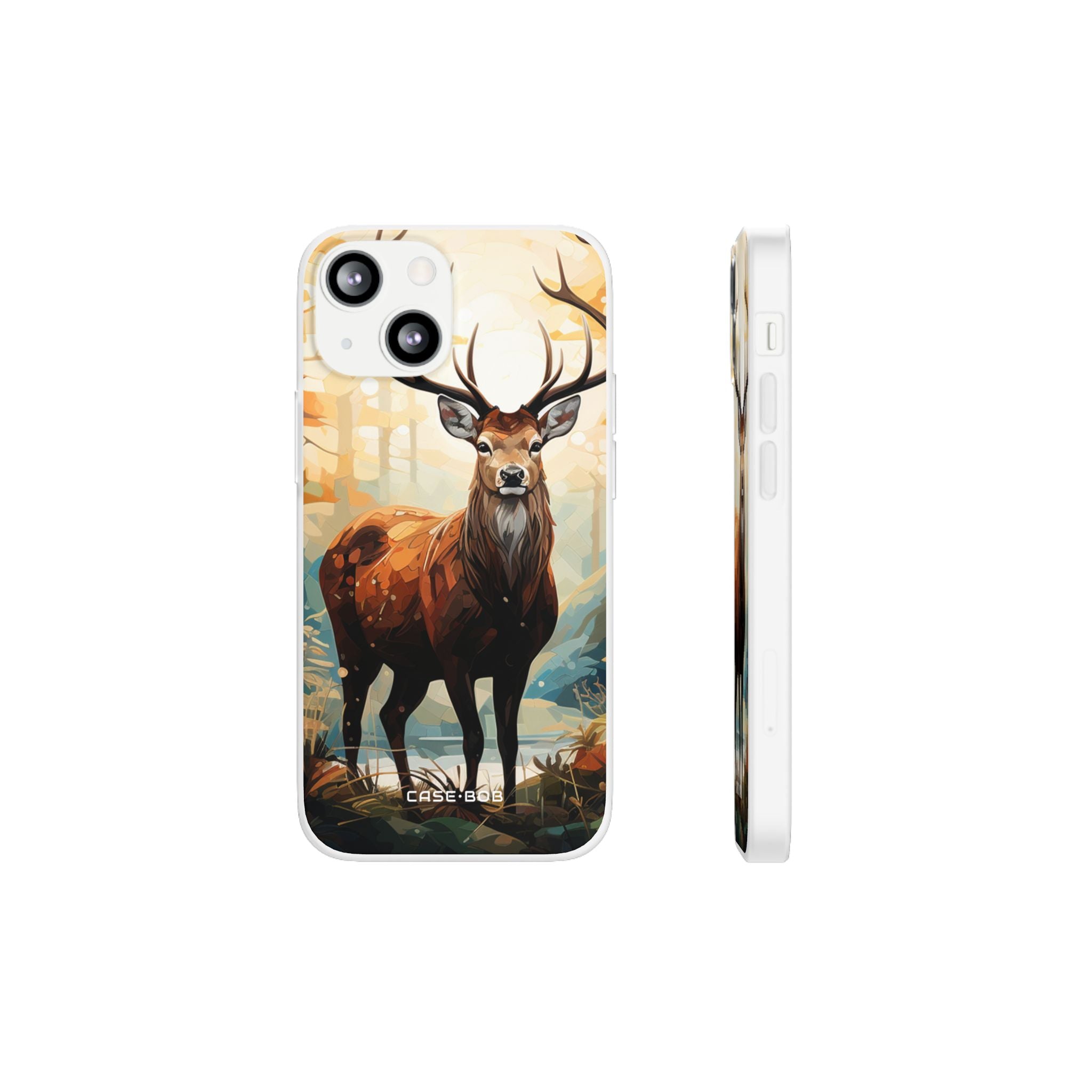 Glowing Stag iPhone 13 mini Case - Soft - CASE•BOB