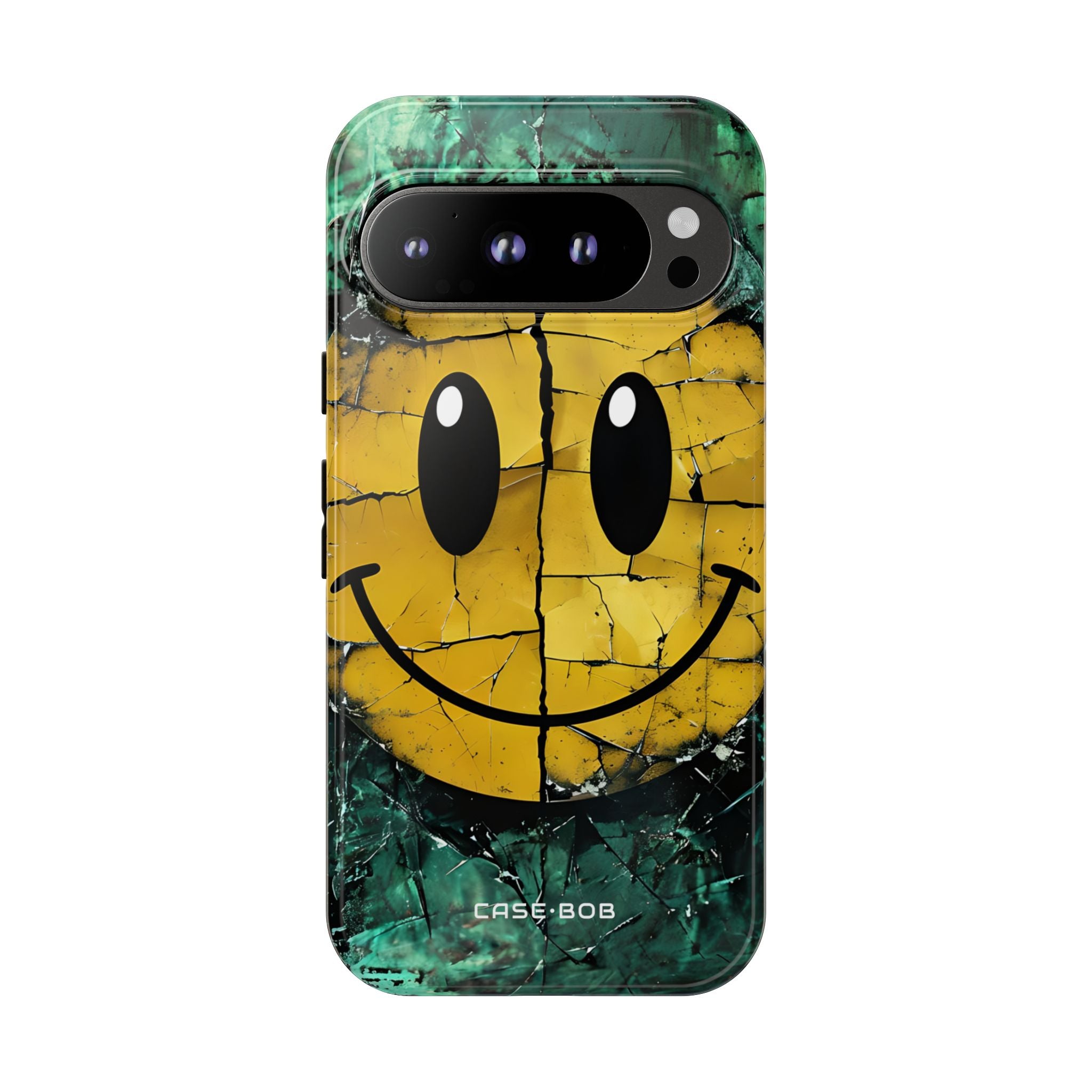 Zerbrochener Smiley Google Pixel 9 Pro Case - Tough