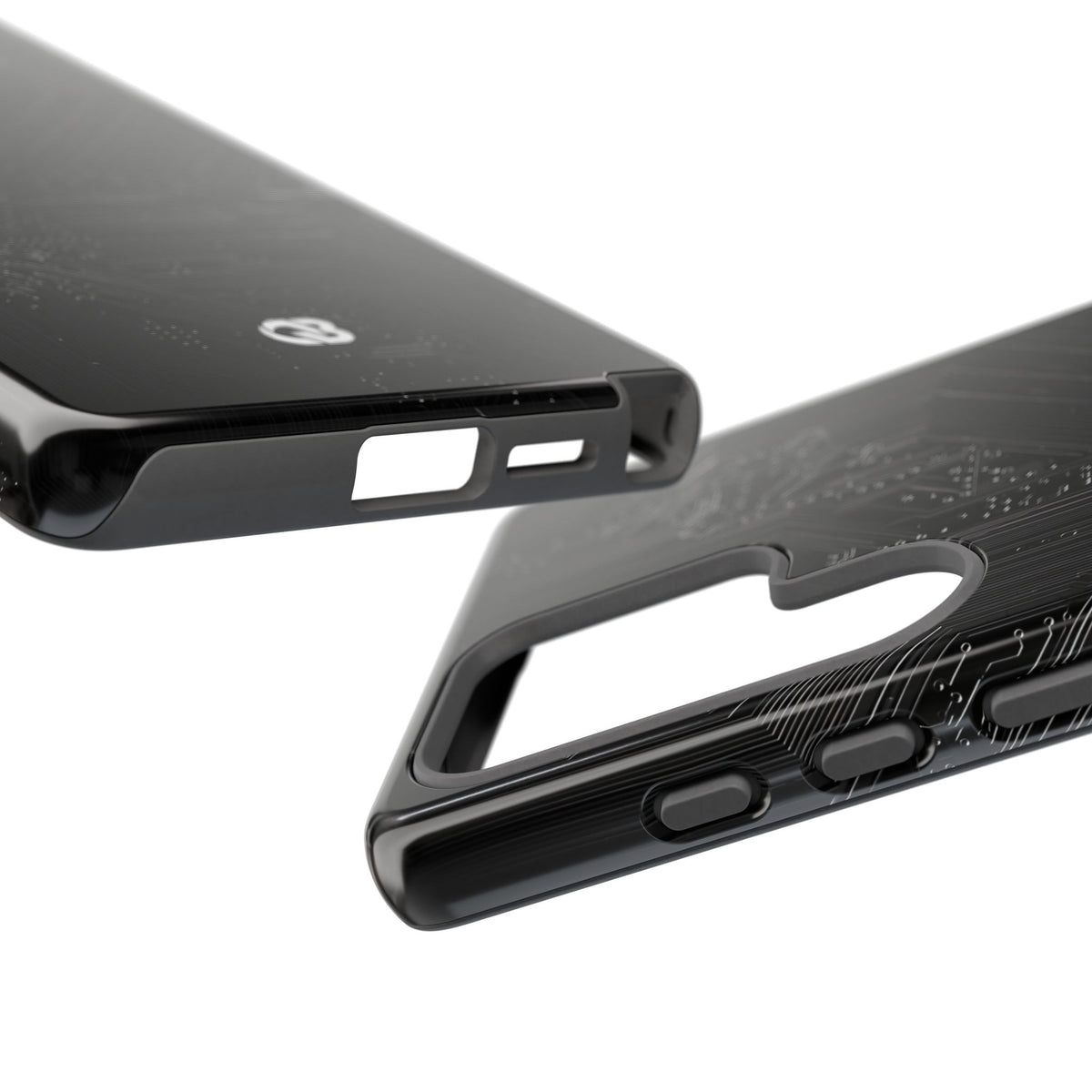 Obsidian Circuitry · Tough Phone Case for Samsung · Black