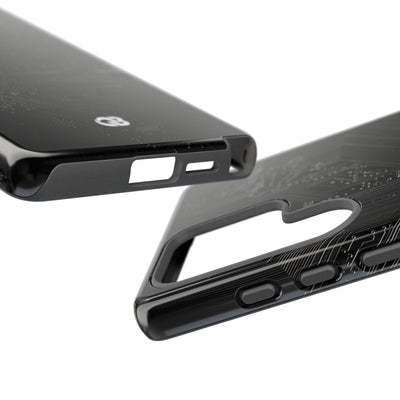 Obsidian Circuitry · Tough Phone Case for Samsung · Black