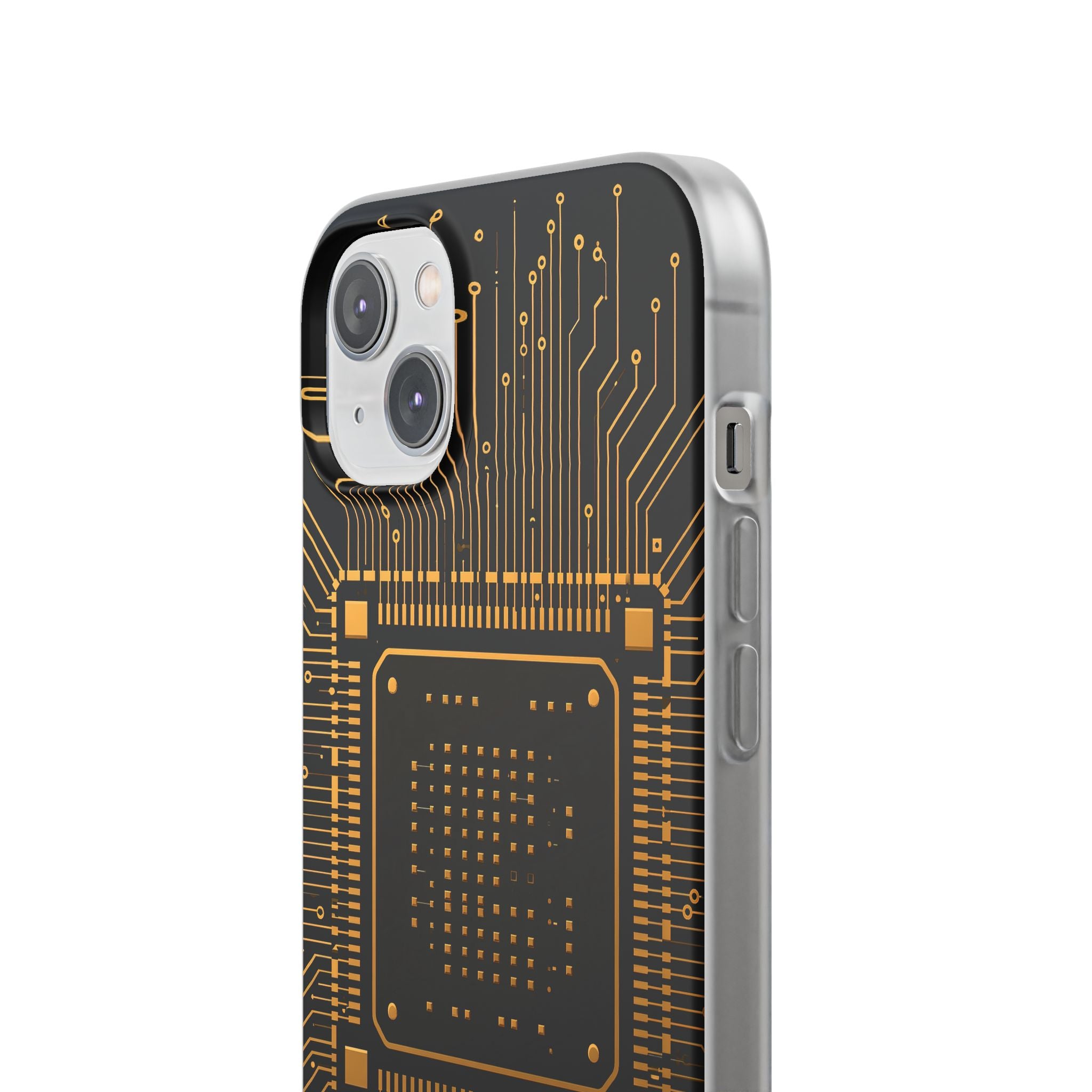 Gold Lite Phone Case for iPhone - Cyber Gold Processor
