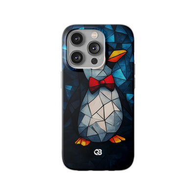 Mosaic Bowtie Penguin · Soft Phone Case for iPhone