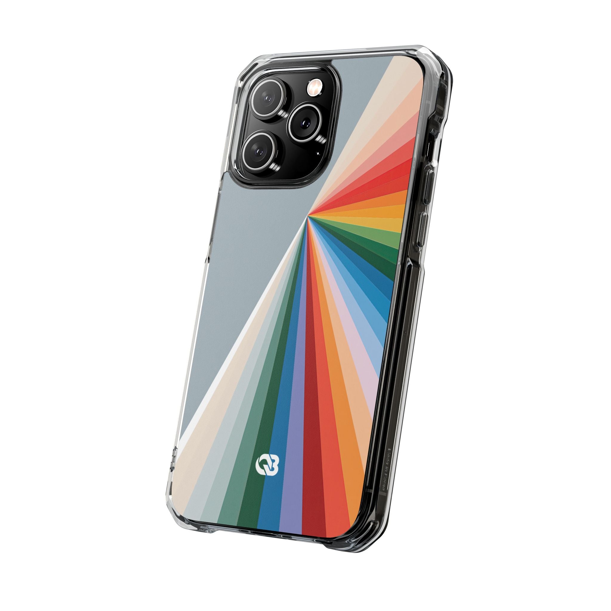 Grey Impact MagSafe Phone Case for iPhone - Slate Prism Burst