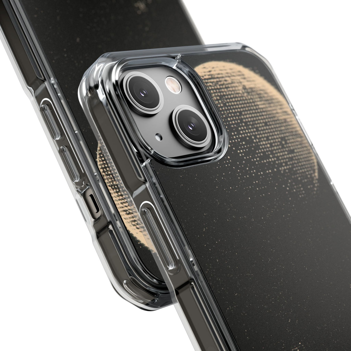 Lunar Metropolis Nocturne · Clear Impact Magnetic Phone Case for iPhone ·  Black