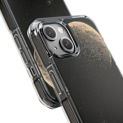 Lunar Metropolis Nocturne · Clear Impact Magnetic Phone Case for iPhone ·  Black