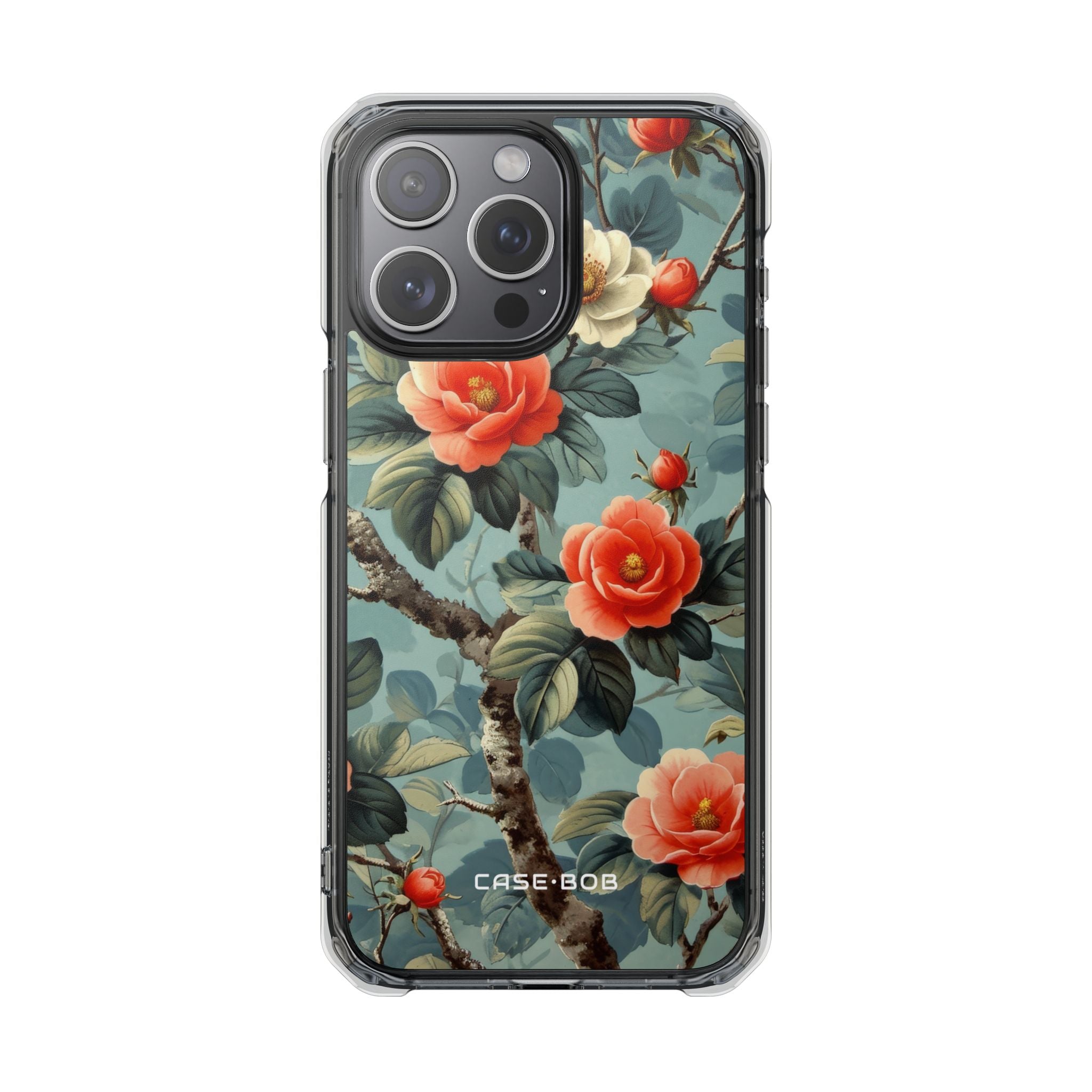 Coral Bloom iPhone 15 Pro Max Cover - Impact