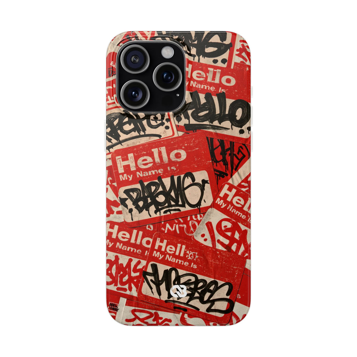 Slap Tag Collage · Lite Phone Case for iPhone ·  Red