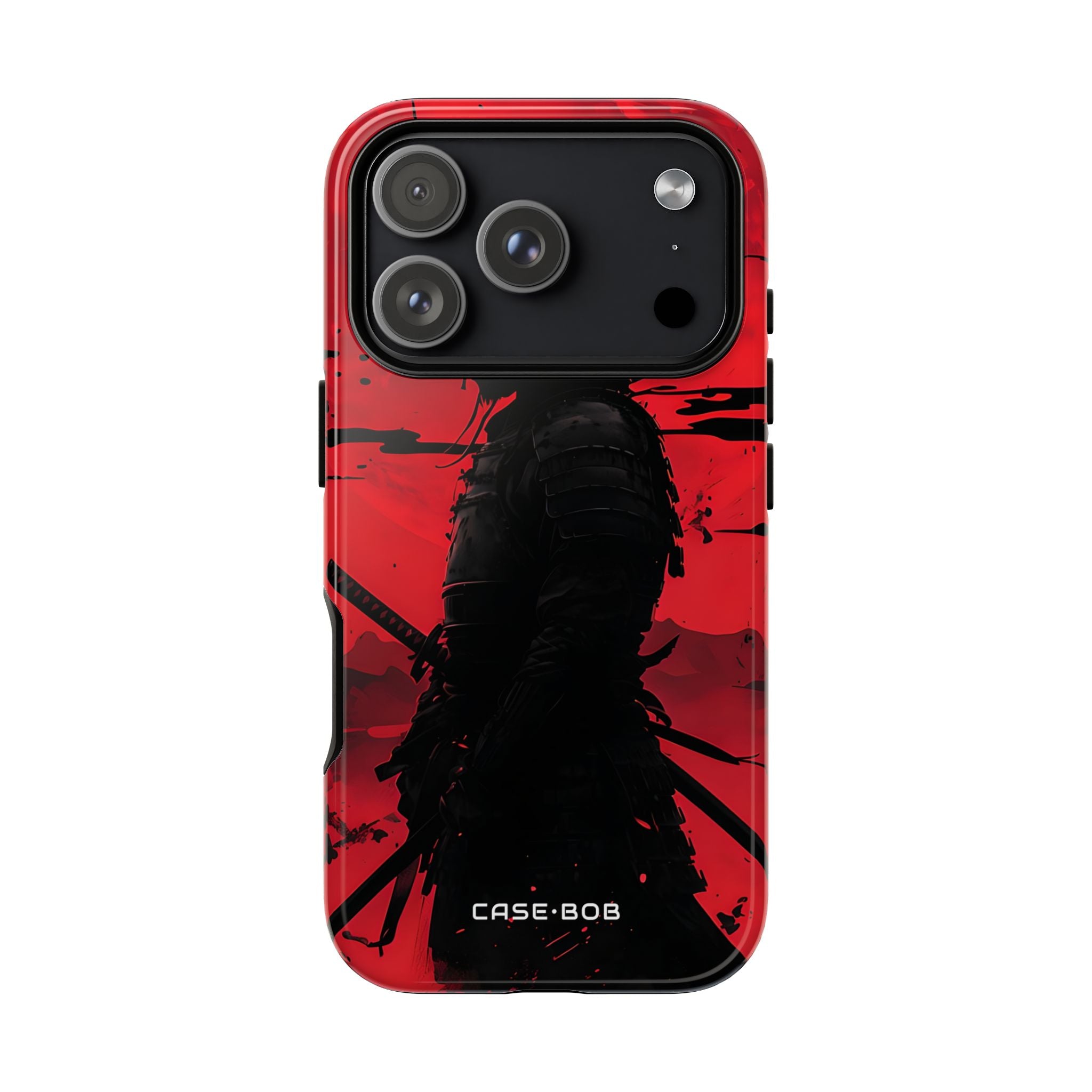 Crimson Samurai iPhone 17 Pro Case - Tough - CASE•BOB