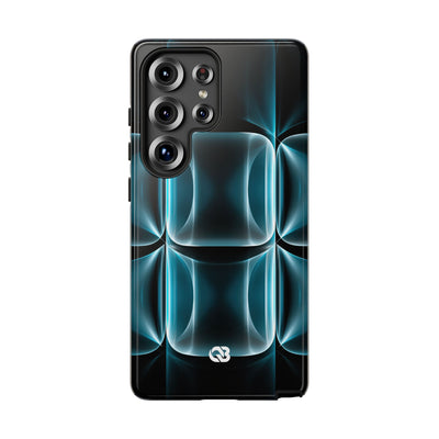 Cyan Core Matrix · Tough Phone Case for Samsung · Blue
