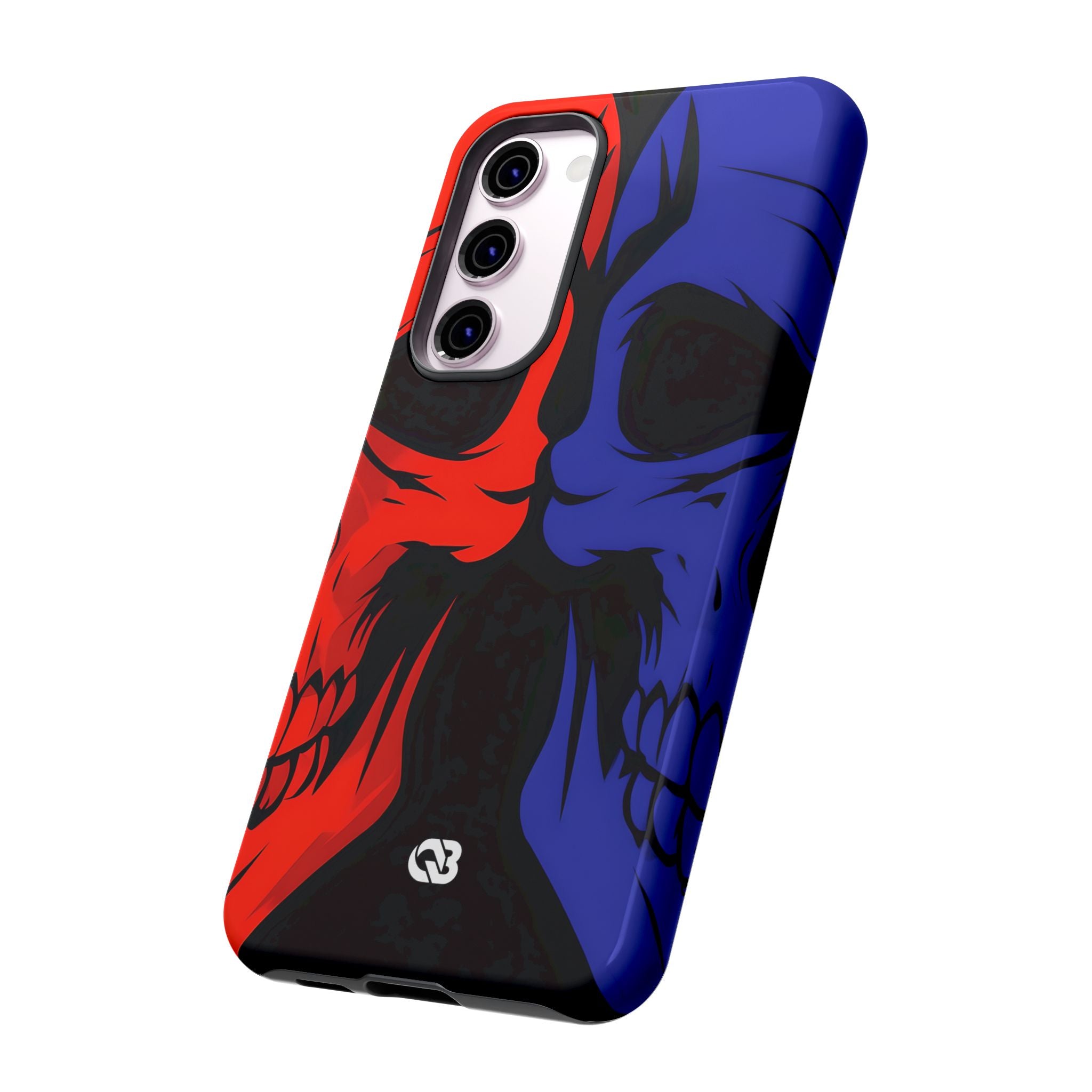 Crimson Cobalt Skulls · Tough Coque de téléphone pour Samsung