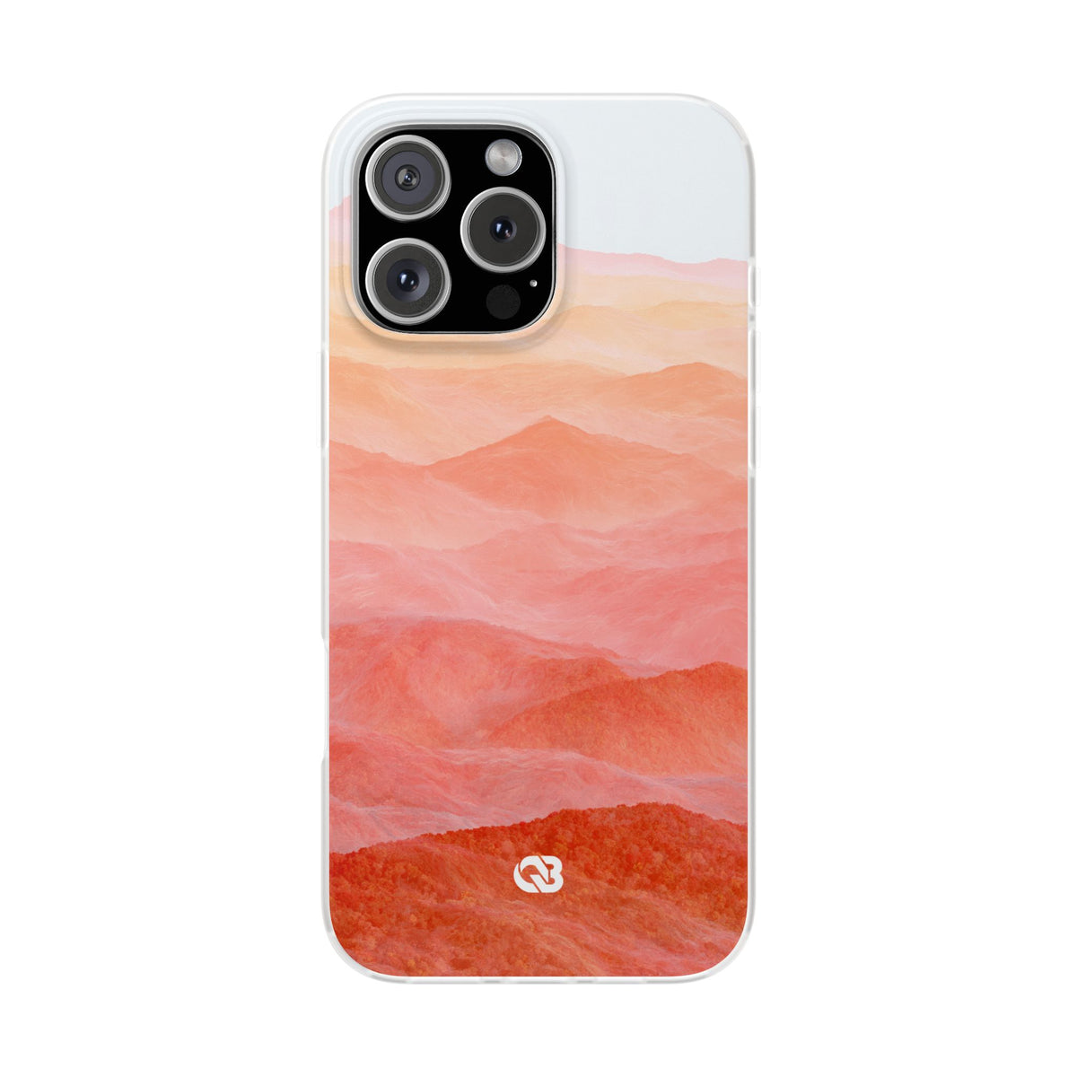 Alpenglow Ridge Vista · Lite Phone Case for iPhone ·  Orange