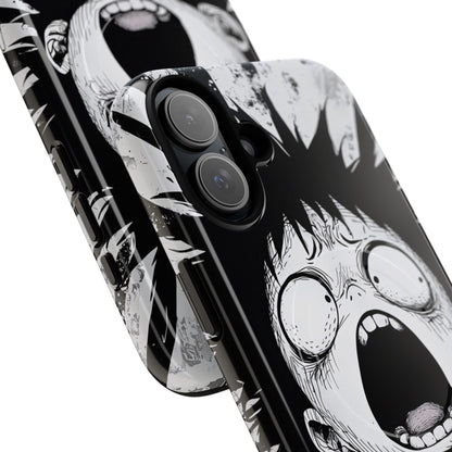 Screaming Stripes iPhone 16 Plus Case - Tough+