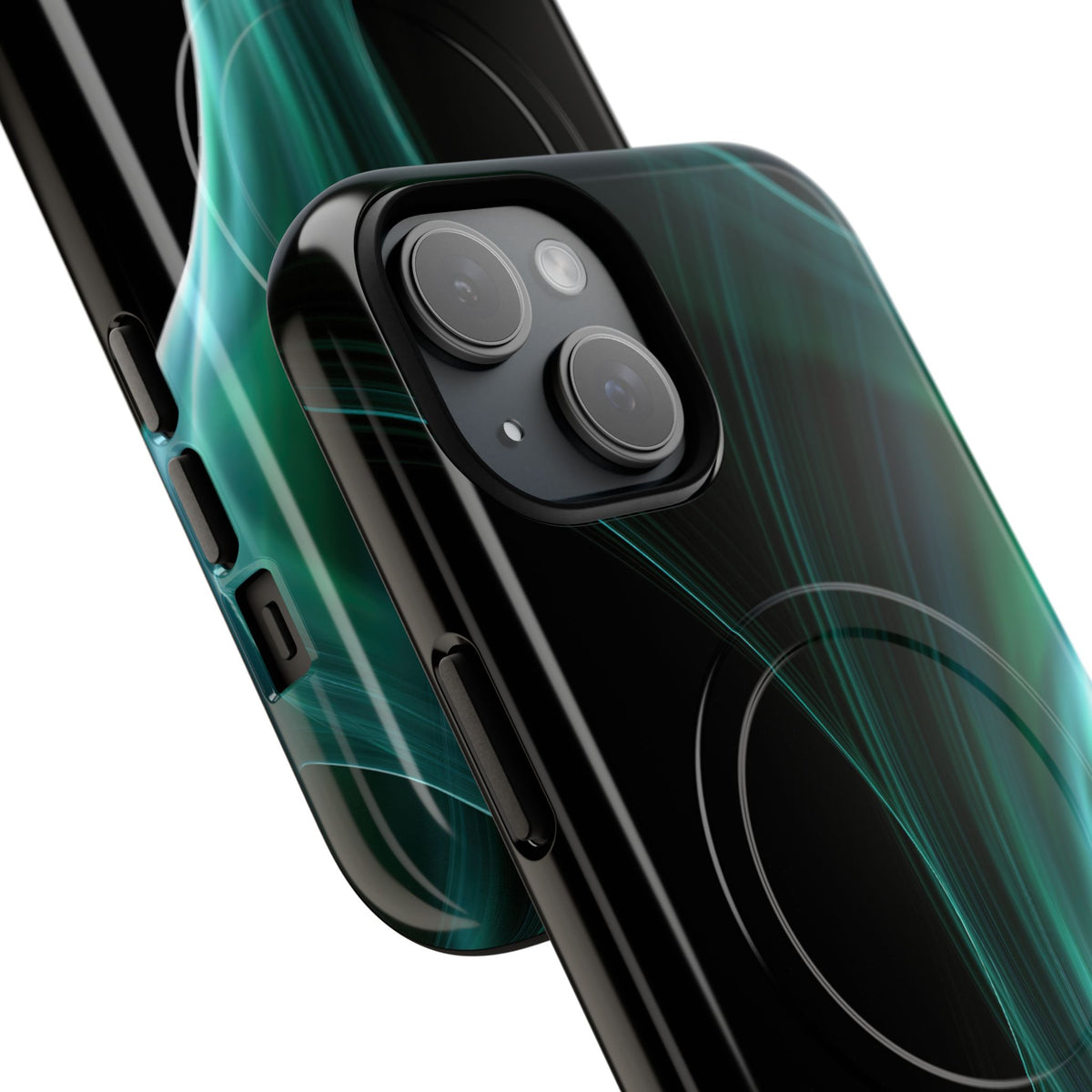 Emerald Lumen · Tough 2.0 Magnetic Phone Case for iPhone · Green
