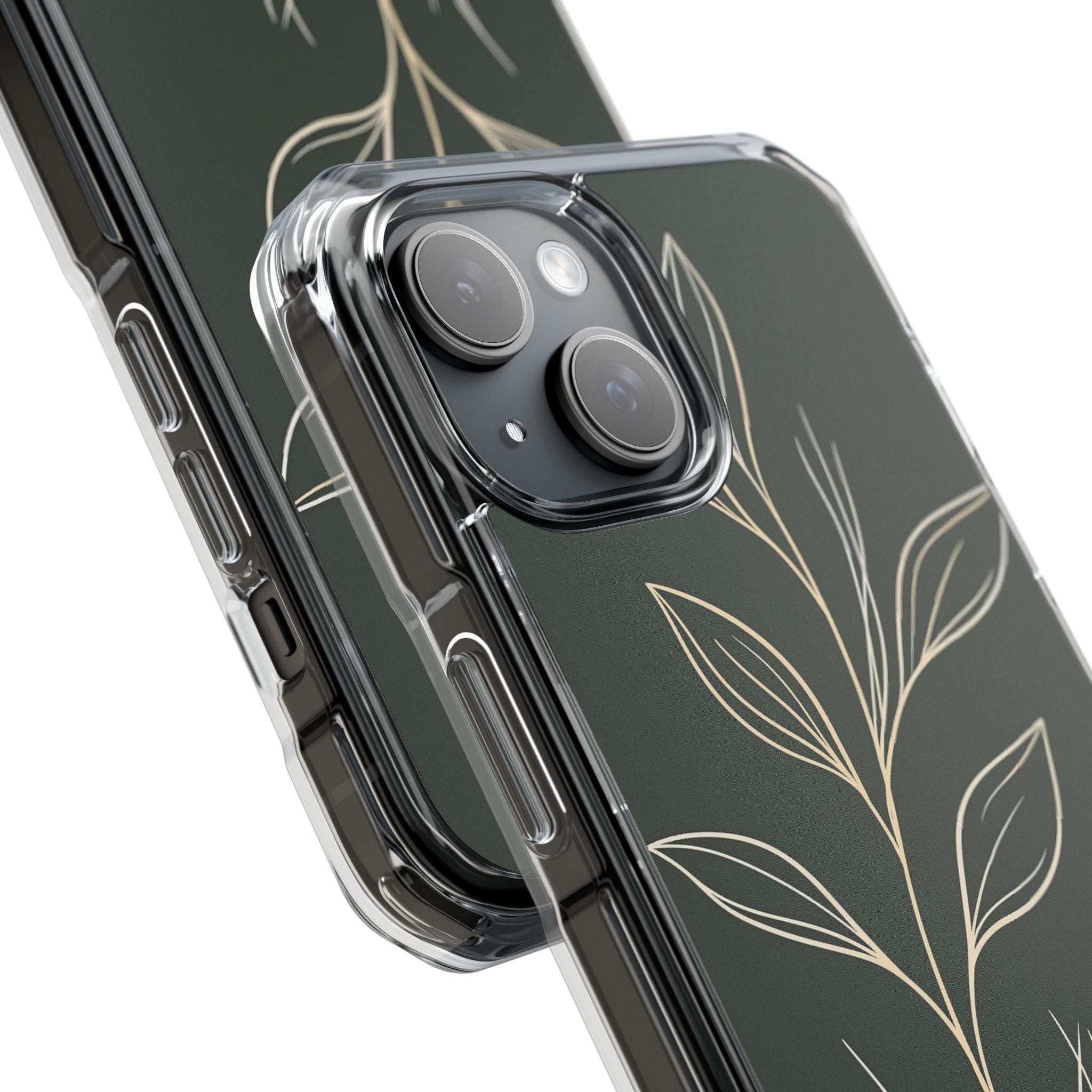Green Impact MagSafe Phone Case for iPhone - Deep Moss Willow