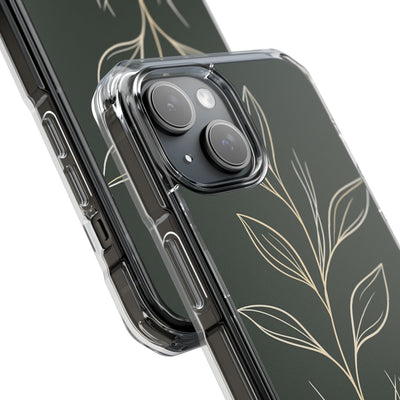 Green Impact MagSafe Phone Case for iPhone - Deep Moss Willow