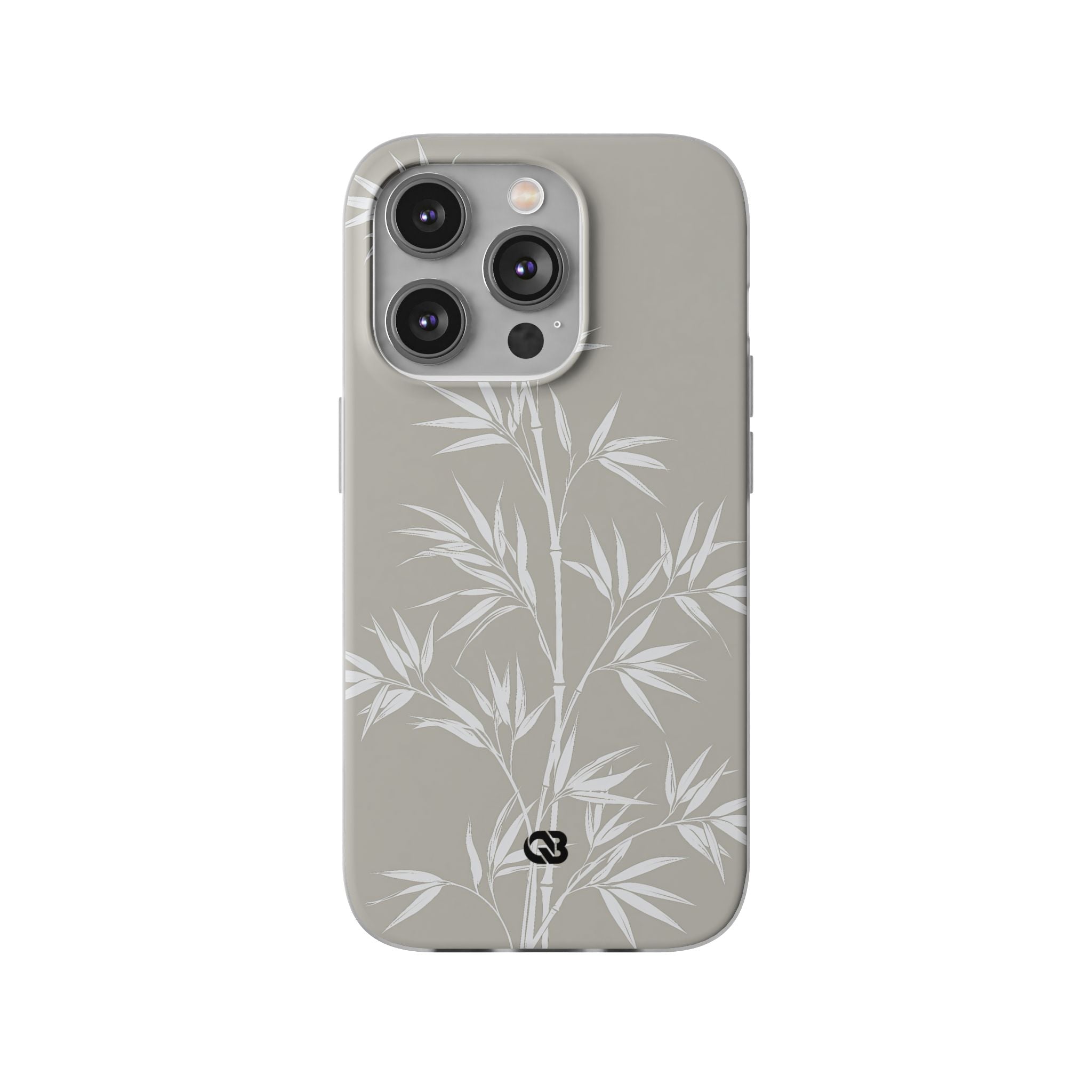 Beige Lite Phone Case for iPhone - Sandstone Bamboo Stalks