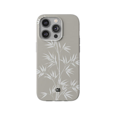 Beige Lite Phone Case for iPhone - Sandstone Bamboo Stalks