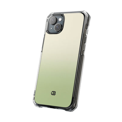 Green Impact MagSafe Phone Case for iPhone - Bone Sage Fade