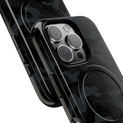 Blackout Urban Camo · Tough 2.0 Magnetic Phone Case for iPhone · Black