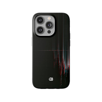 Black Lite Phone Case for iPhone - Corrupted Data Stream