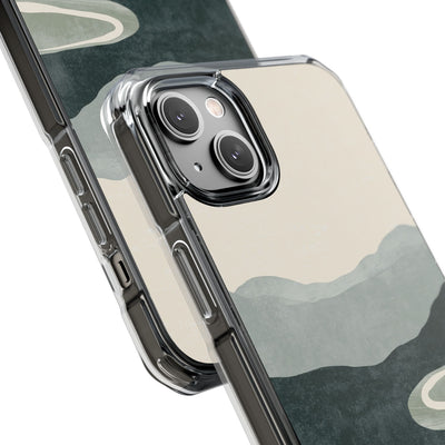 Green Impact MagSafe Phone Case for iPhone - Misty Sage Valley