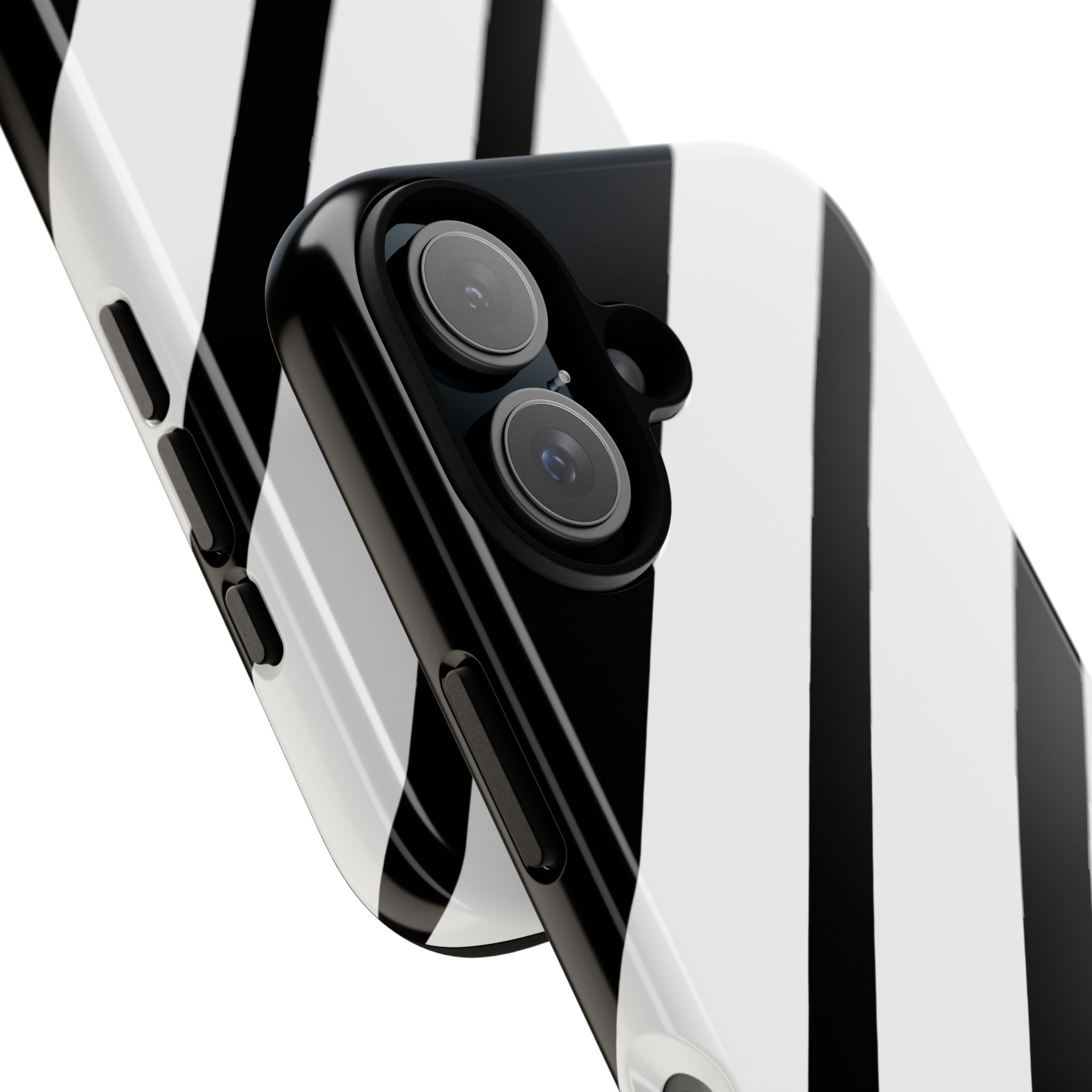 Obsidian White Bars · Tough Telefoncover for iPhone