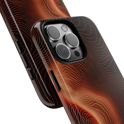 Caldera Ridge · Tough Phone Case for iPhone · Orange