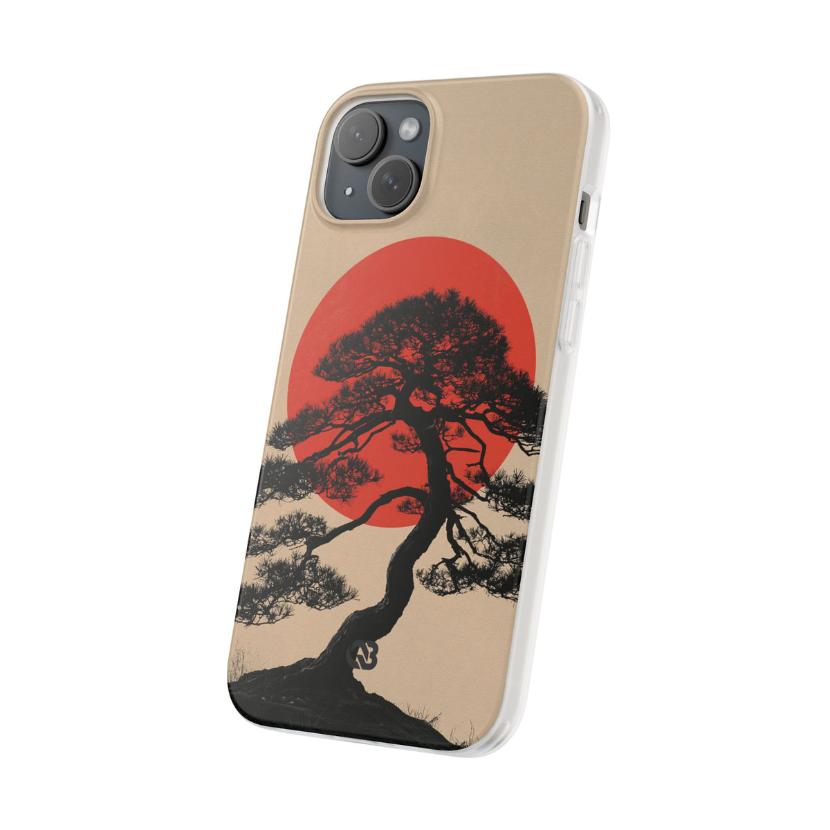 Crimson Pine Solitude · Lite Phone Case for iPhone ·  Beige
