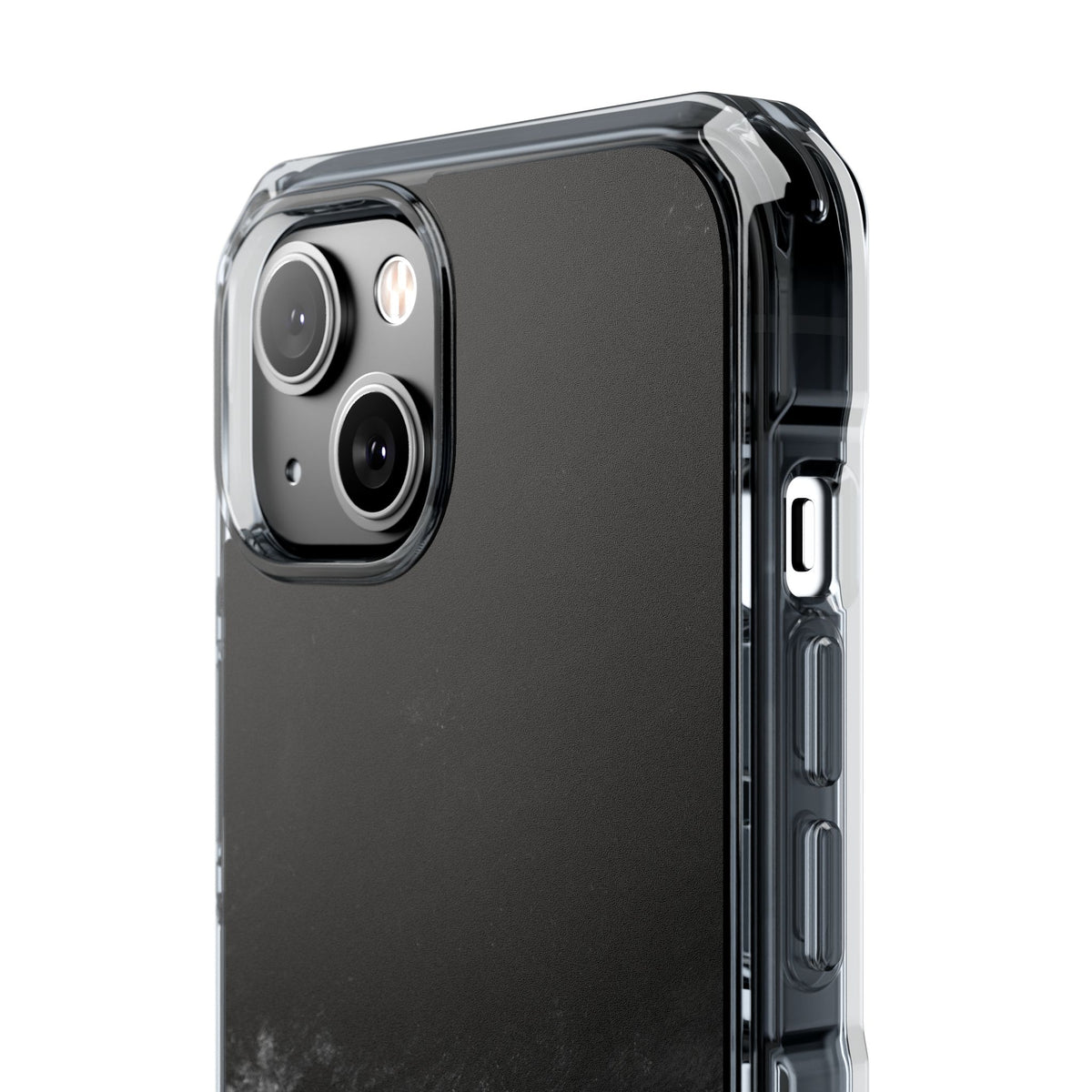 Crimson Void · Clear Impact Magnetic Phone Case for iPhone ·  Black