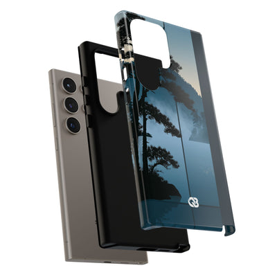 Misty Pine Horizon · Tough Phone Case for Samsung · Teal