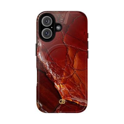Amber Embrace · Tough 2.0 Magnetic Phone Case for iPhone · Brown