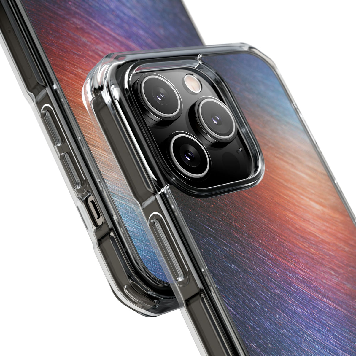 Radiant Energy Stream · Clear Impact Magnetic Phone Case for iPhone · Blue