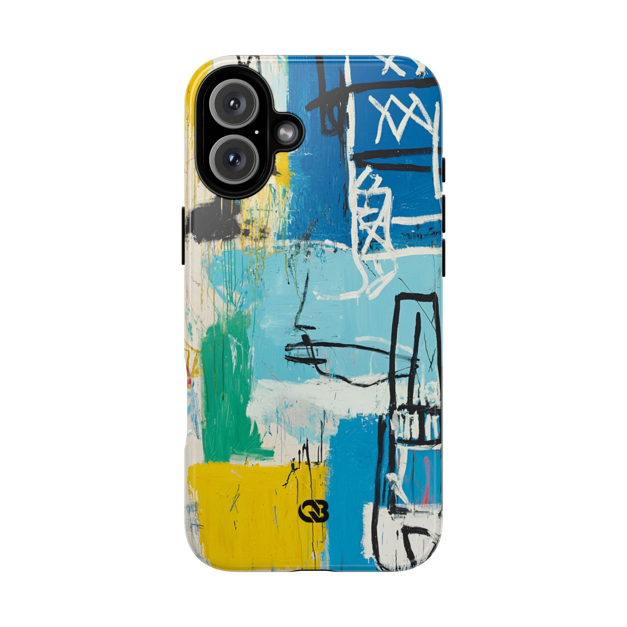 Azure Urban Scribble · Tough Phone Case for iPhone