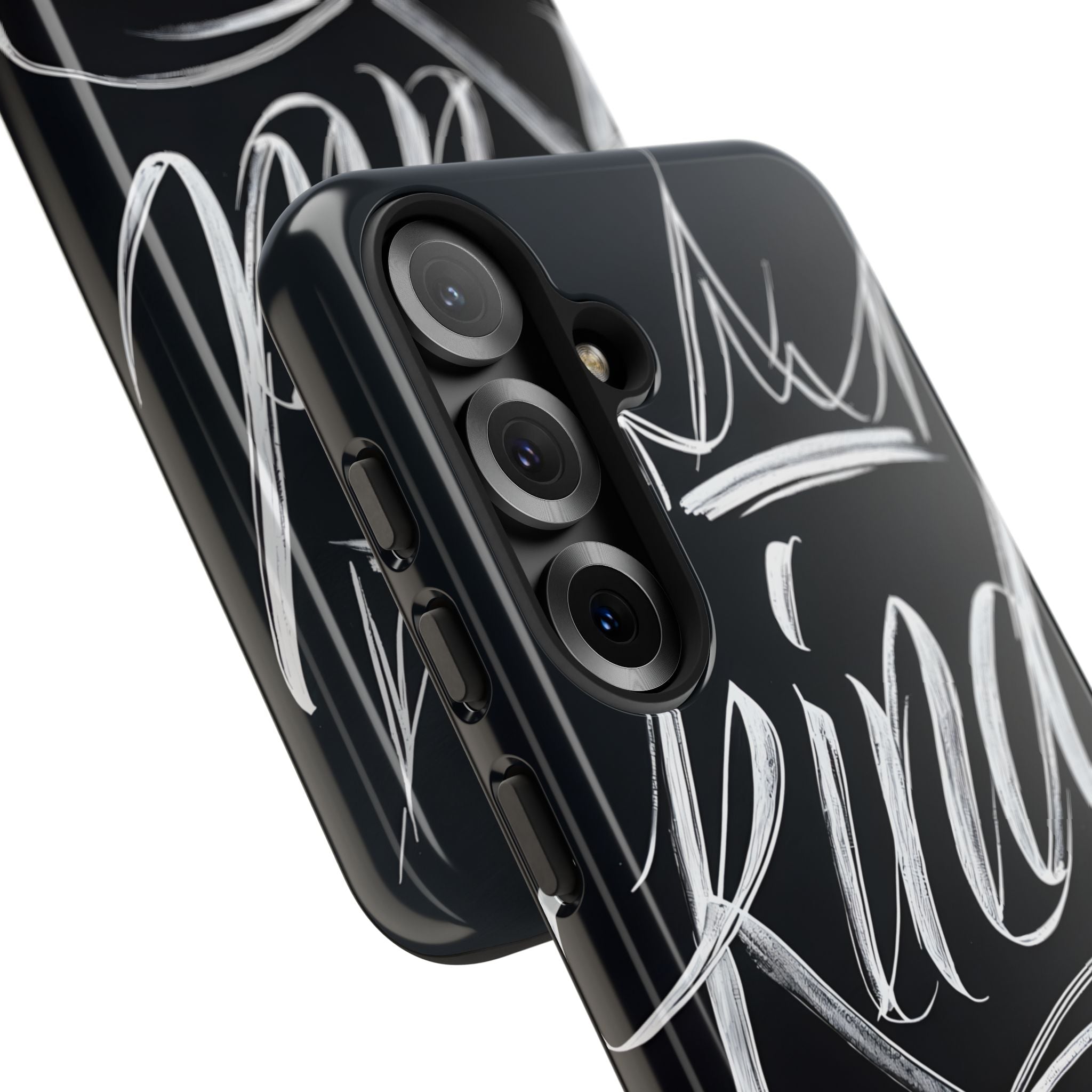 Noir Crown Script · Custodia Tough per Samsung