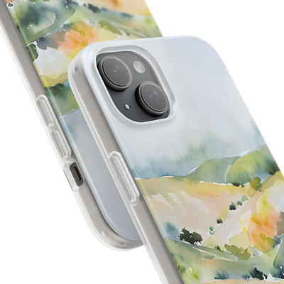 Verdant Mist Valleys · Soft Phone Case for iPhone