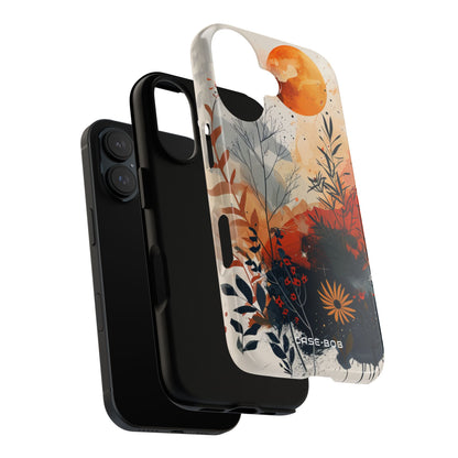 Orange Solstice iPhone 16 Case - Tough