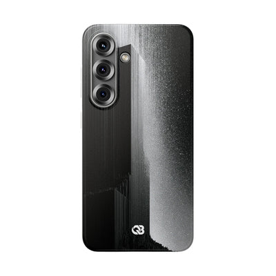 Black Lite Phone Case for Samsung - Brutalist Pixel Monolith